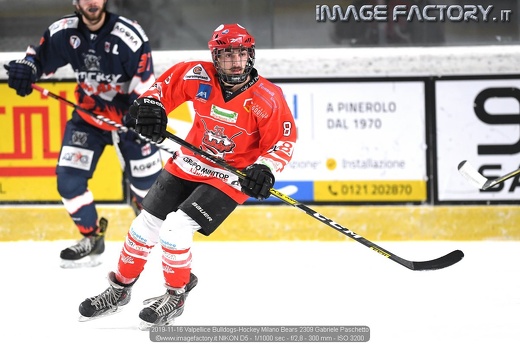 2019-11-16 Valpellice Bulldogs-Hockey Milano Bears 2309 Gabriele Paschetto